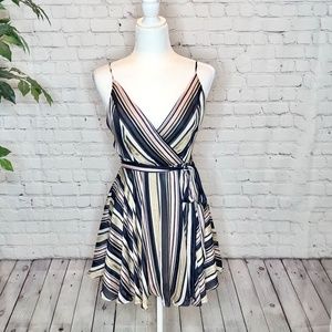 Essue Boutique Fit & Flare Blue Mini Dress S